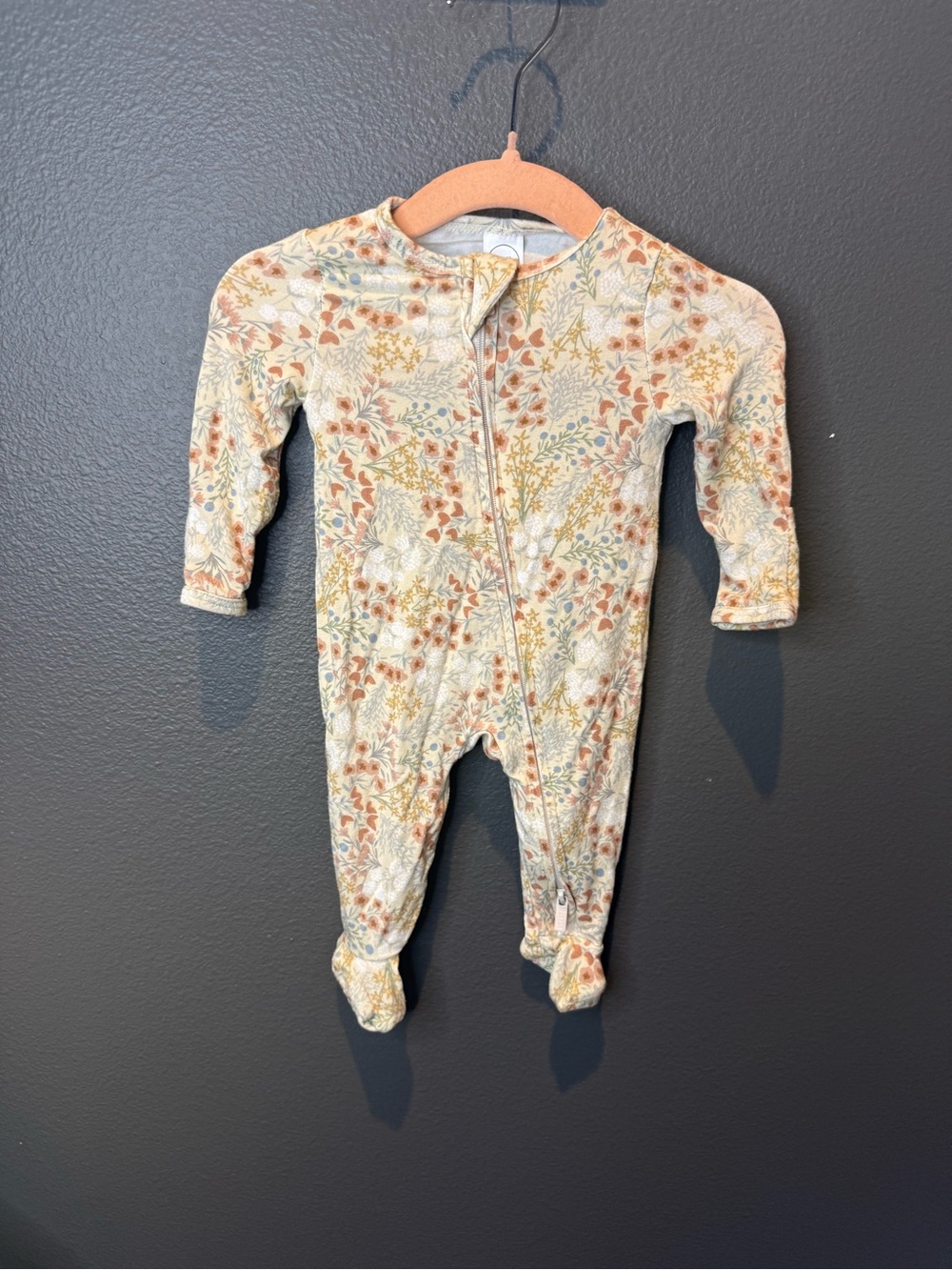 Lou Lou & Company Floral Zip One-Piece in Cream, Rust, Mustard